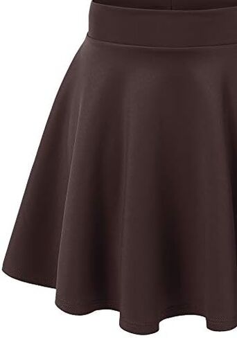 تنورة قصيرة كاجوال واسعة ومتعددة الاستخدامات للسيدات من صنع جوني، XS-3XL، مصنوعة في الولايات المتحدة الأمريكية in Kuwait