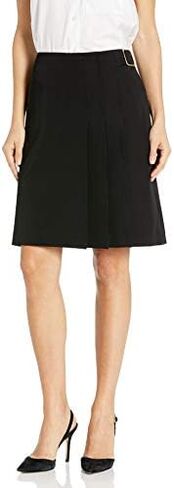 تنورة تومي هيلفيغر النسائية بطيات أمامية بإبزيم in Kuwait