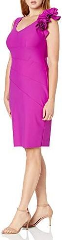 Alex Evenings Women's Slimming Long Side Ruched Dress with Cascade Ruffle Skirt in Saudi Arabia