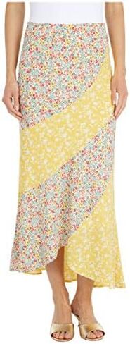 BB DAKOTA Women's Mixed Print Buble Crepe Skirt in Kuwait