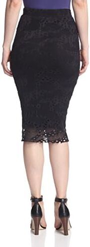 Twenty Tees Women's Perforated Current Midi Skirt in Kuwait