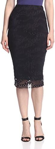 Twenty Tees Women's Perforated Current Midi Skirt in Kuwait