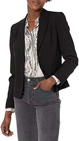 Calvin Klein Women's Two Button Lux Blazer (Petite, Standard, & Plus) in Saudi Arabia