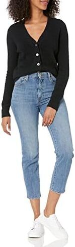 The Drop Women's Francine V-Neck Button Front Cozy Cardigan in Saudi Arabia