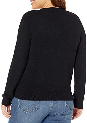 The Drop Women's Francine V-Neck Button Front Cozy Cardigan in Saudi Arabia