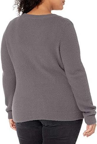 The Drop Women's Francine V-Neck Button Front Cozy Cardigan in Saudi Arabia