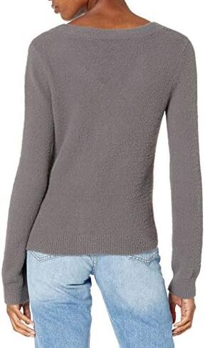 The Drop Women's Francine V-Neck Button Front Cozy Cardigan in Saudi Arabia