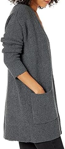 Goodthreads Women's Oversized Boucle Shaker Stitch Cardigan Sweater in Kuwait