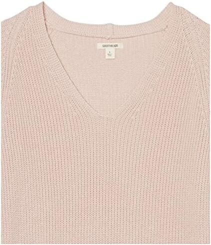 Goodthreads Women's Cotton Shaker Stitch Deep V-Neck Sweater in Saudi Arabia