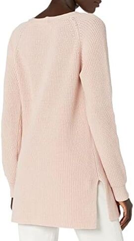 Goodthreads Women's Cotton Shaker Stitch Deep V-Neck Sweater in Saudi Arabia