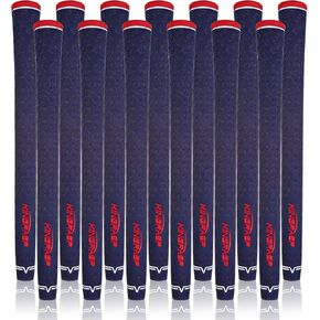 Multi Compound Golf Grips，13 Grips Set,Soft Rubber Golf Clubs Grips, Anti-Slip Ecological Cotton Yarn Thread Technology,Midesize Standard Size,6 Colors Optional