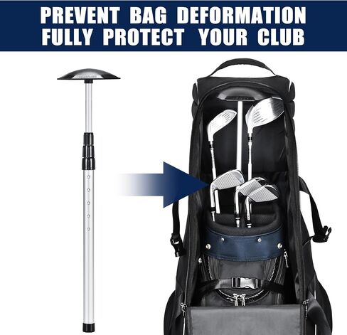 Partage Golf Travel Bag with Wheels, Golf Travel Case for Airlines, 900D Heavy Duty Oxford -Black in Saudi Arabia