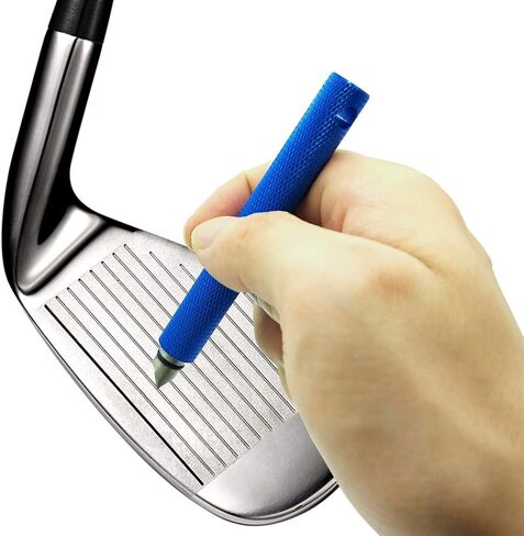 Golf Club Groove Sharpener Sharpening Tool Re-Grooving Cleaning Tool and Cleaner for Wedges & Irons in Saudi Arabia