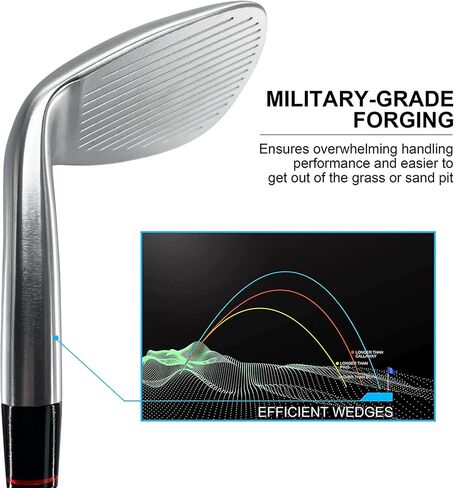 Yamato Golf Wedge Set or Individual Golf Wedges 50/52/54/56/58/60 Golf Gap Wedge Sets Sand Wedge|Lob Wedge Golf Clubs for Men & Women Milled Face for High Spin in Kuwait