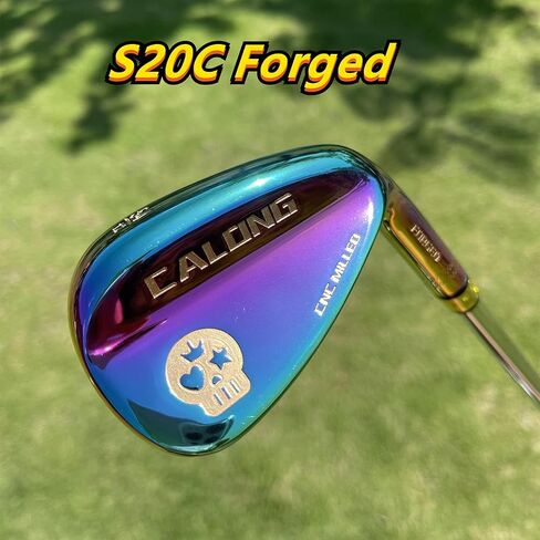 CALONG Golf Wedges S20C Forged Skull Sand Wedges for Men Right Hand 48 50 52 54 56 58 60 Degree Milled Face for More Spin Pitching Lob Golf Clubs  in Saudi Arabia