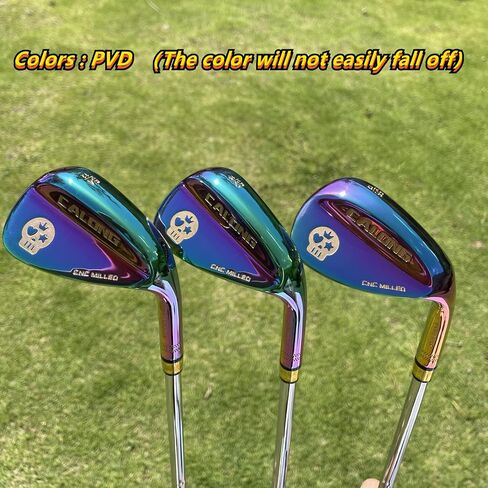 CALONG Golf Wedges S20C Forged Skull Sand Wedges for Men Right Hand 48 50 52 54 56 58 60 Degree Milled Face for More Spin Pitching Lob Golf Clubs  in Saudi Arabia