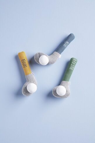 Mud Pie Children's Goft Knit Rattle, Green Putter Club in Saudi Arabia