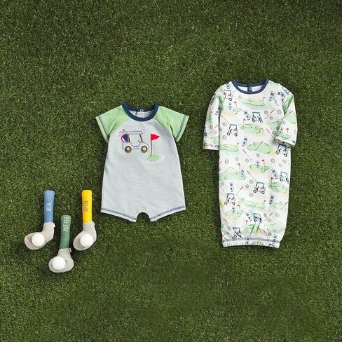 Mud Pie Children's Goft Knit Rattle, Green Putter Club in Saudi Arabia