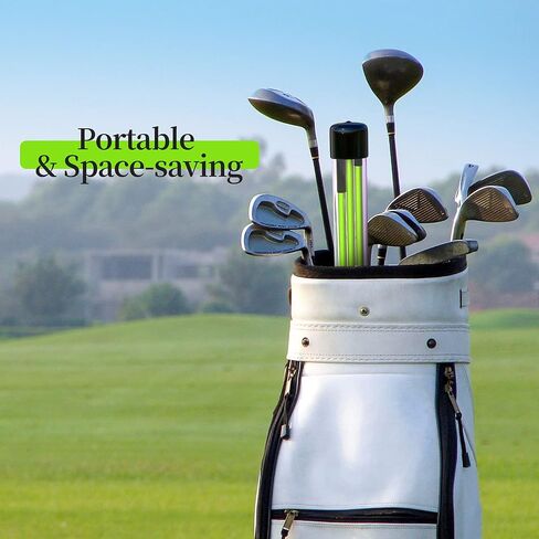 MoKo Golf Alignment Stick, 2 Set Golf Alignment Rods, 48" Collapsible Alignment Stick Golf Training Aid for Aiming, Putting, Posture Corrector, Golf Practice Sticks with Clear Tube Case in Saudi Arabia