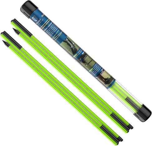 MoKo Golf Alignment Stick, 2 Set Golf Alignment Rods, 48" Collapsible Alignment Stick Golf Training Aid for Aiming, Putting, Posture Corrector, Golf Practice Sticks with Clear Tube Case in Saudi Arabia