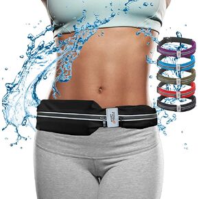 WATER-RESISTANT Running belt FOR MEN, Running fanny pack WOMEN, Running phone holder FITS MOST CELL PHONE, Running waist packs, REFLECTIVE Phone holder for running, Running bag, Money belt in Kuwait