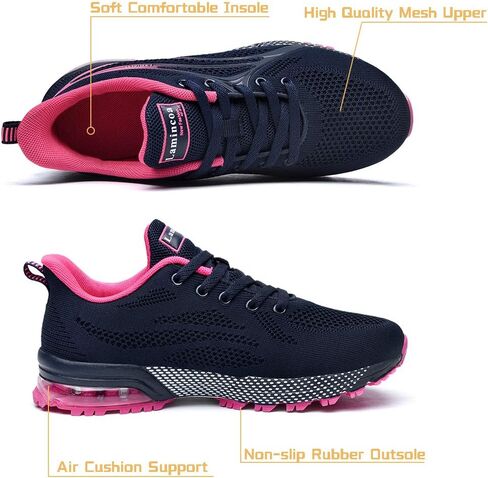 Lamincoa Womens Running Shoes Athletic Women Sneakers Non Slip Womens Tennis Shoes in Saudi Arabia