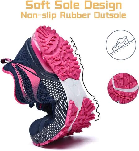 Lamincoa Womens Running Shoes Athletic Women Sneakers Non Slip Womens Tennis Shoes in Saudi Arabia