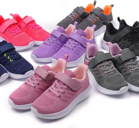 Toandon Girls Boys Kids Lightwight Breathable Athletic Sport Sneakers in Saudi Arabia
