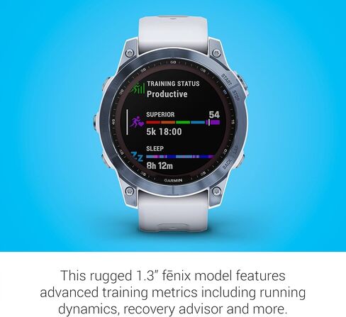 Garmin fenix 7X Sapphire Solar, Larger sized adventure smartwatch, with Solar Charging Capabilities, rugged outdoor watch with GPS, touchscreen, wellness features, black DLC titanium with black band in Saudi Arabia