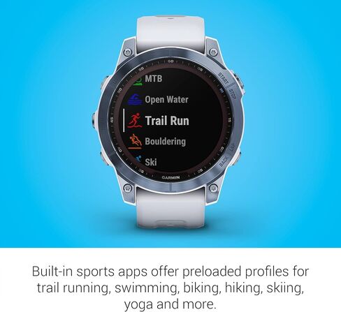 Garmin fenix 7X Sapphire Solar, Larger sized adventure smartwatch, with Solar Charging Capabilities, rugged outdoor watch with GPS, touchscreen, wellness features, black DLC titanium with black band in Saudi Arabia