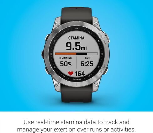 Garmin fenix 7X Sapphire Solar, Larger sized adventure smartwatch, with Solar Charging Capabilities, rugged outdoor watch with GPS, touchscreen, wellness features, black DLC titanium with black band in Saudi Arabia