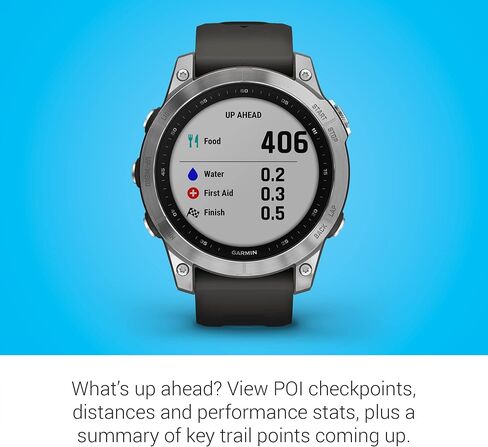 Garmin fenix 7X Sapphire Solar, Larger sized adventure smartwatch, with Solar Charging Capabilities, rugged outdoor watch with GPS, touchscreen, wellness features, black DLC titanium with black band in Saudi Arabia