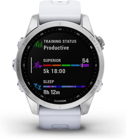 Garmin fenix 7X Sapphire Solar, Larger sized adventure smartwatch, with Solar Charging Capabilities, rugged outdoor watch with GPS, touchscreen, wellness features, black DLC titanium with black band in Saudi Arabia