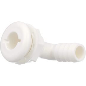 Seachoice 90-Degree Angled Thru-Hull Connector, White Finish, 0.75 in. in Kuwait