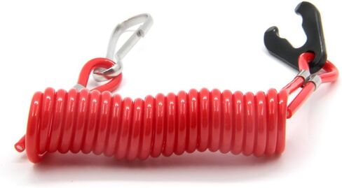 ZOOKOTO 2pcs Outboard Replacement Engine Stop Lanyard Motor Safety Rope Kill Switch Key Lanyard for Yamaha Tohatsu Outboard Motors in Saudi Arabia