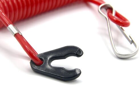 ZOOKOTO 2pcs Outboard Replacement Engine Stop Lanyard Motor Safety Rope Kill Switch Key Lanyard for Yamaha Tohatsu Outboard Motors in Saudi Arabia