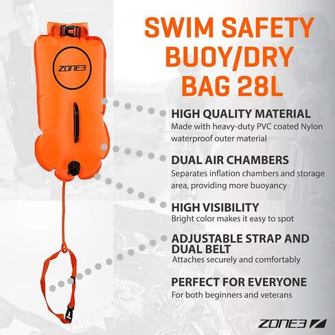Zone3 Swim Safety Buoy/Dry Bag 28L in Saudi Arabia