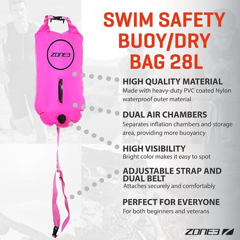 Zone3 Swim Safety Buoy/Dry Bag 28L in Saudi Arabia