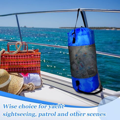8 عبوات من أكياس قمامة القارب، حقيبة قمامة شبكية محمولة للقوارب، قابلة لإعادة الاستخدام، حاوية القمامة الخارجية، ملحقات القوارب العائمة لصيد الأسماك، القوارب، التخييم، قوارب الكاياك البحرية، RV للرجال والنساء، 4 ألوان in Kuwait