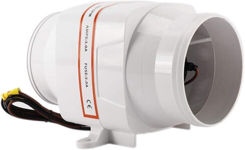 HYDDNice 4" 24V 270 CFM Marine Bilge Air Blower Electric in-Line Marine Bilge Air Blower fit for Boat Marine in Saudi Arabia