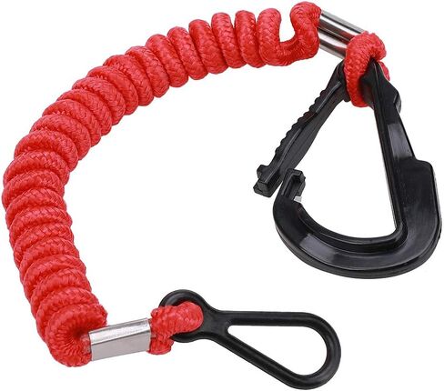 سلك حبل لمفتاح إيقاف القفل لسلامة محرك القارب للمحرك الخارجي Mercury-Mercruiser - يستبدل 8M0092849 15920T54 15920A54 15920Q54، بطول 36 بوصة/90 سم in Kuwait