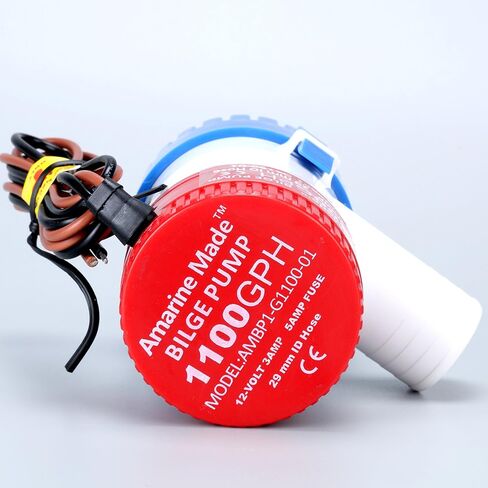 امرين ميد مضخات كهربائية 1100 جالون في الساعة 12 فولت للقوارب والسباكة البحرية (1100 جالون في الساعة 12 فولت) in Kuwait