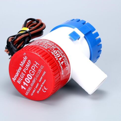 امرين ميد مضخات كهربائية 1100 جالون في الساعة 12 فولت للقوارب والسباكة البحرية (1100 جالون في الساعة 12 فولت) in Kuwait
