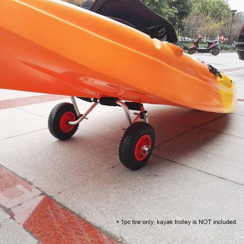Lixada 1pc 8" / 10" Puncture-Proof Tire Wheel for Kayak Canoe Trolley Cart Replacement Tire in Kuwait