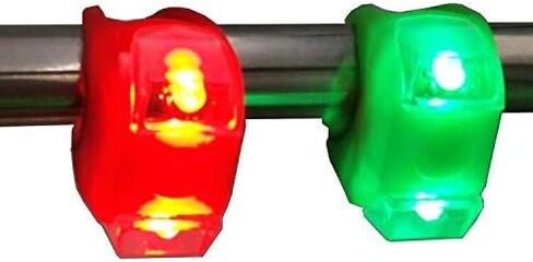 4 مجموعات مصابيح قوس قارب البحرية الأحمر والأخضر مصابيح الملاحة مصابيح الطوارئ لأضواء النسخ الاحتياطي للقارب العائم الكاياك ياخت قارب دنجهي كاتاماران in Kuwait