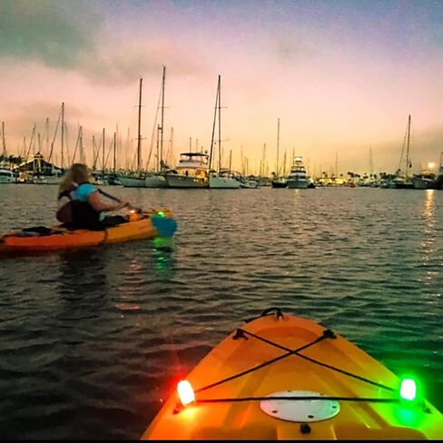 4 مجموعات مصابيح قوس قارب البحرية الأحمر والأخضر مصابيح الملاحة مصابيح الطوارئ لأضواء النسخ الاحتياطي للقارب العائم الكاياك ياخت قارب دنجهي كاتاماران in Kuwait