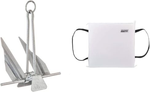 Seachoice Utility Anchor with Slip Ring Shank – Hot-Dipped Galvanized Steel or PVC Coated – Multiple Sizes in Saudi Arabia