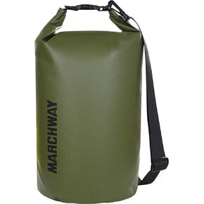 MARCHWAY Floating Waterproof Dry Bag 5L/10L/20L/30L/40L, Roll Top Sack Keeps Gear Dry for Kayaking, Rafting, Boating, Swimming, Camping, Hiking, Beach, Fishing