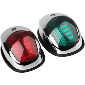 ضوء الملاحة للقوارب من Sebnux، أضواء الملاحة البحرية، ضوء القوس للقوارب LED. مثالية للقوارب العائمة والصغيرة (مطلية بالفضة) in Kuwait