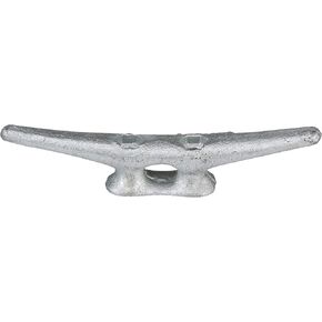 Seachoice Open Base Dock Cleat، حديد رمادي مجلفن، 8 بوصة.